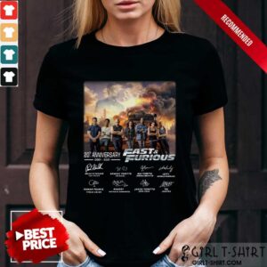 20Th Anniversary Fast And Furious Shirt