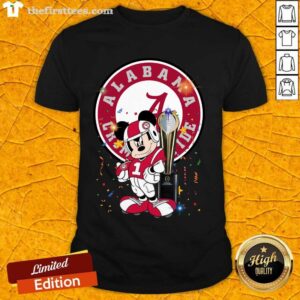 Premium Mickey Mouse Alabama Crimson Tide Shirt