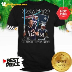Official New England Patriots Come To The Patriots Side Signatures Shirt