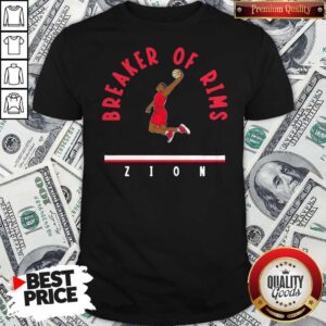 Awesome Zion Williamson Breaker Of Rims Shirt