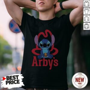 Stitch Hug Hamburger Arby’s Shirt