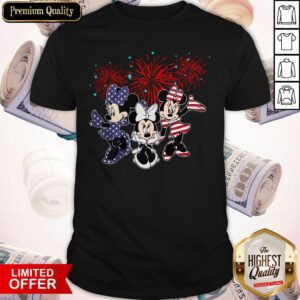 Cute Mickey Mouse Happy The 4th Of July Merica Shirt