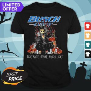 Jack Skellington Nightmare Before Busch Light Shirt