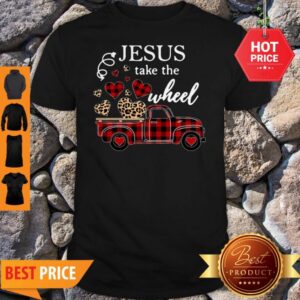 Leopard Truck Heart Jesus Take The Wheel Shirt