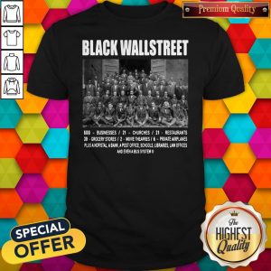 Premium Black Wall Street Shirt