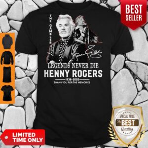 Nice Legends Never Die Kenny Rogers Thank You For The Memories Shirt