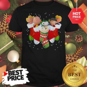 The Peanuts Characters Socks A Cute Christmas Shirt