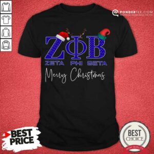 Happy Zeta Phi Beta Merry Christmas Shirt
