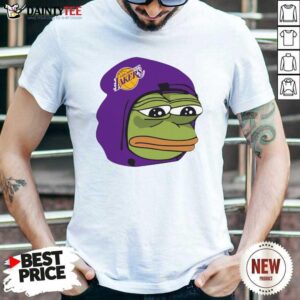 Premium Cool Los Angeles Lakers Sad Pepe The Frog Shirt