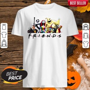 Awesome Jack Skellington And Sally Friends Halloween Shirt