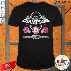 Hot Alabama Crimson Tide Champions January 11 Hard Rock Stadium Miami Gardens Florida Shirt