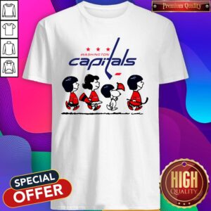 Cute Peanuts Characters Washington Capitals Shirt