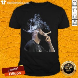Pretty Lebron James Smoking Cigar Shirt