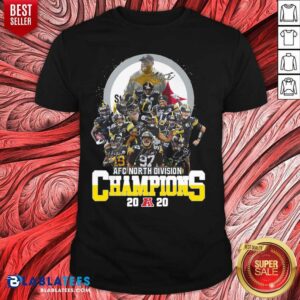 Nice AFC North Division Champions Pittsburgh Steelers Signatures Shirt