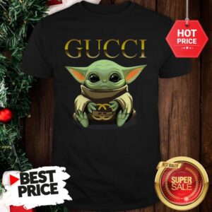 Like Baby Yoda Hug Gucci Shirt