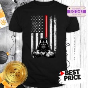 Official Nice Darth Vader American Flag Star Wars Thin Blue Line Shirt