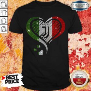 Awesome Juventus Diamond Heart Shirt