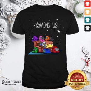 Yellow Among Us The Space Galaxy Finding Impostor Shirt