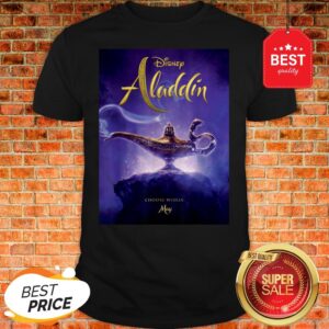 Official Disney Aladdin Live Action Release Date Poster Shirt