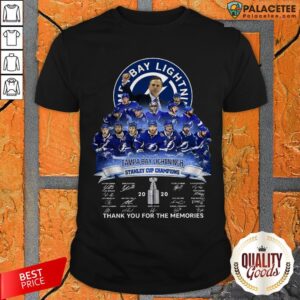 Tampa Bay Lightning Stanley Cup Champions Thank You For The Memories Shirt