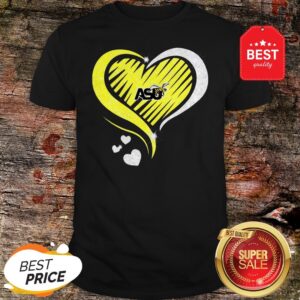 Love Arizona State University ASU Bee Heart Shirt