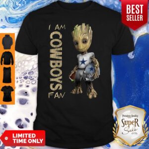 Official Baby Groot I Am Cowboys Fan Shirt