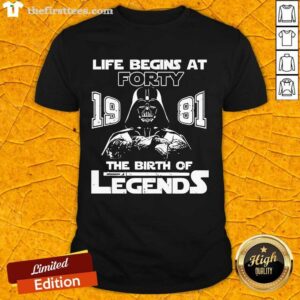Nice The Mandalorian Life Begins At Thirty 1991 The Birth Of Legend Shirt