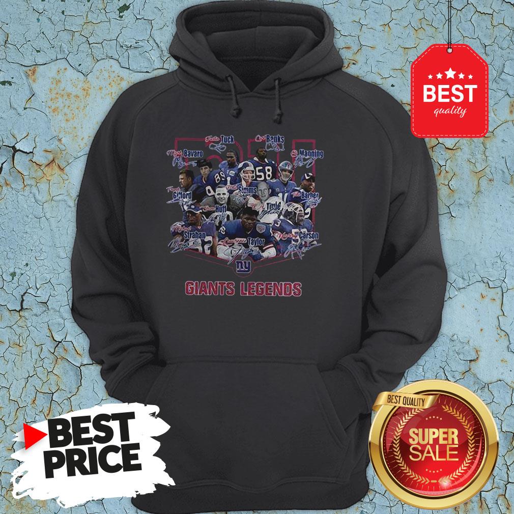 Nice New York Giants Legends Signatures Shirt