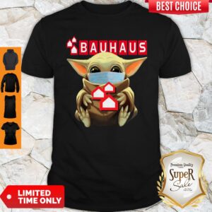 Funny Baby Yoda Face Mask Hug Bauhaus Shirt