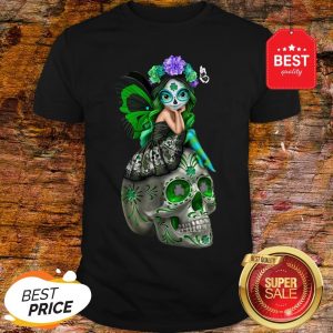 Wonderful Sugar Skull Sitting Patrick Shirt