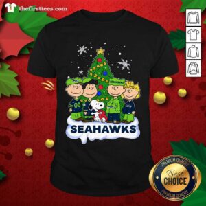 Colorful Snoopy The Peanuts Seattle Seahawks Christmas Shirt