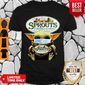 Nice Star Wars Baby Yoda Hug Sprouts Farmers Market COVID-19 Shirt