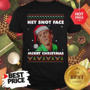 Official Drop Dead Fred Hey Snot Face Merry Christmas Ugly Christmas Shirt