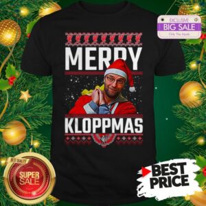 Official Something Merry Kloppmas Jurgen Klopp LFC Ugly Christmas Shirt
