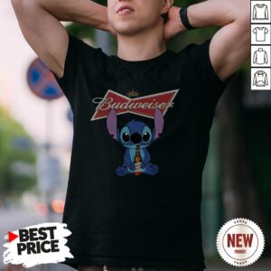 Nice Stitch Hug Budweiser Shirt
