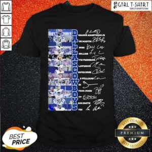 Official Dallas Cowboys Players Signatures Shirt