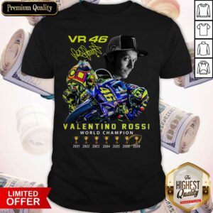 Premium VR46 Valentino Rossi Signature Shirt