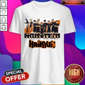 Official Bioworld Haikyuu Volleyball Team Fitted Shirt