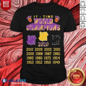 Good Undefeated Lakers 17 Time Champion Shirt
