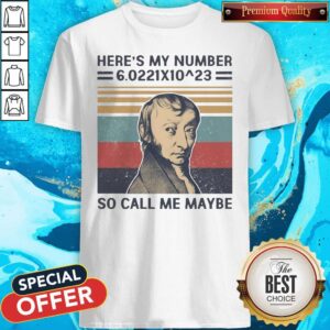 Top Amedeo Avogadro Here’s My Number So Call Me Maybe Vintage Shirt