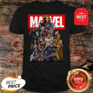Official Marvel Avengers Woman MCU Signatures Shirt