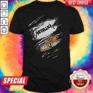 Metallica Motor Harley Davidson Cycles Blood Inside Me Shirt