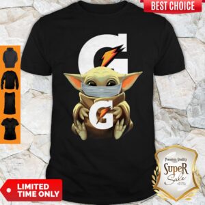 Pretty Baby Yoda Face Mask Hug Gatorade Shirt