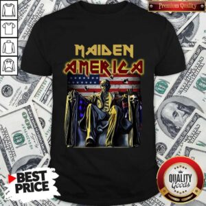 Pretty Maiden America Flag Shirt