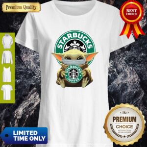 Original Baby Yoda Face Mask Hug Starbucks Coffee Shirt