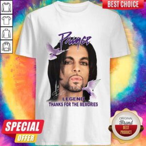 Cute Prince Legend Thanks For The Memories Signature Shirt