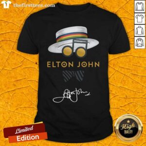 Cute Elton John Hat Signature Shirt