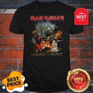 Iron Maiden Mashup Legacy Of The Beast Signatures Shirt