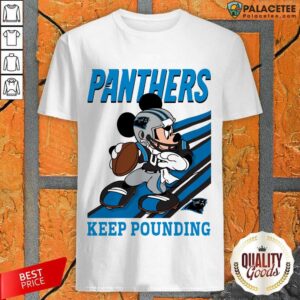 Good Mickey Mouse Carolina Panthers Keep Pounding Shirt
