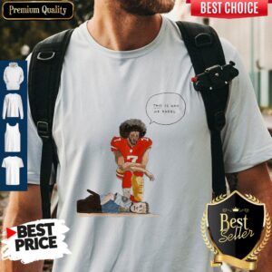 Nice Colin Kaepernick kneeling on the neck Police Officer shirt